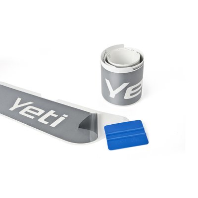 Dekorativní fólie boční tmavá s nápisem - Yeti